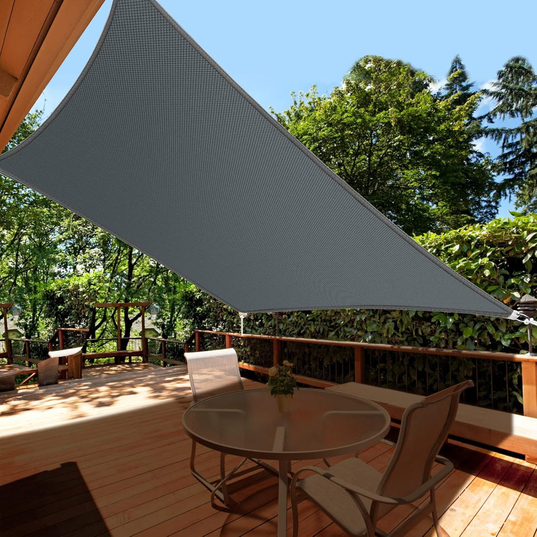 Sonnensegel Rechteckig Wasserdicht UV-Schutz 2 x 3m, Ohne Bohren für Balkon, Terrasse, Garten, Wohnw