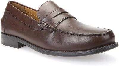 Geox Herren U New Damon B Loafer 39 EU Dk Brown, 39 EU Dk Brown