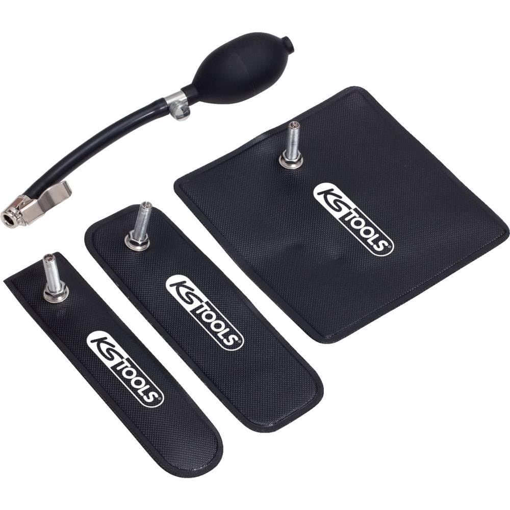 KS Tools 150.1685 Druckkissen-Satz mit Handpumpe, 4-tlg.