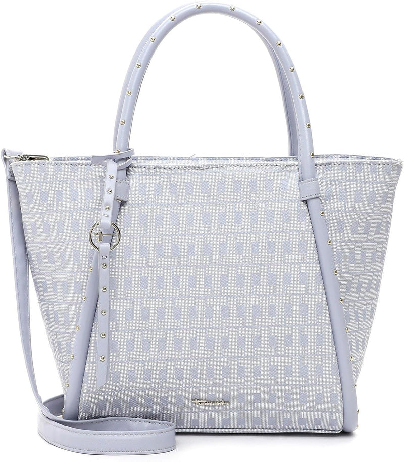 Tamaris Shopper Linn 32265 Damen Handtaschen Ornament Einheitsgrösse Greyblue 855, Einheitsgrösse Gr