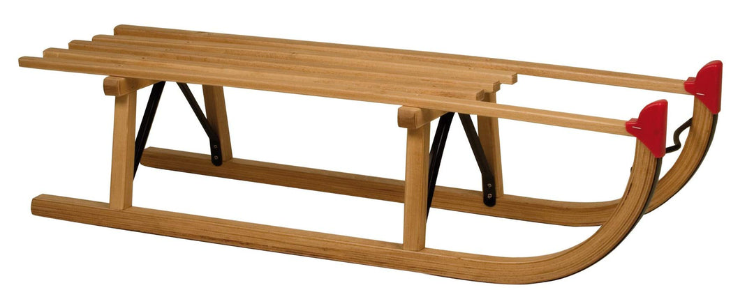 Nijdam Holzschlitten Rodel 80 Holz 100x30x24 cm, Holz 100x30x24 cm