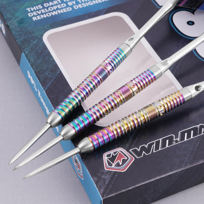 WIN.MAX Dartpfeile mit Metallspitze 90% Tungsten 3 Stück 90% Wolfram Stahl Darts 18-28 Gramm Dart pr