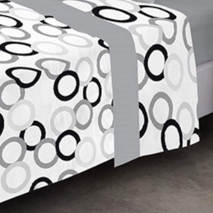 COTTON ARTean JC POPY Cama 200 X 200 grau, Cama 200 X 200 Grau