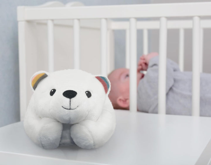 ZAZU Ruby The Rabbit Projector - Baby Lichtprojektor mit beruhigenden Melodien (Herzschlag-Sound, Na