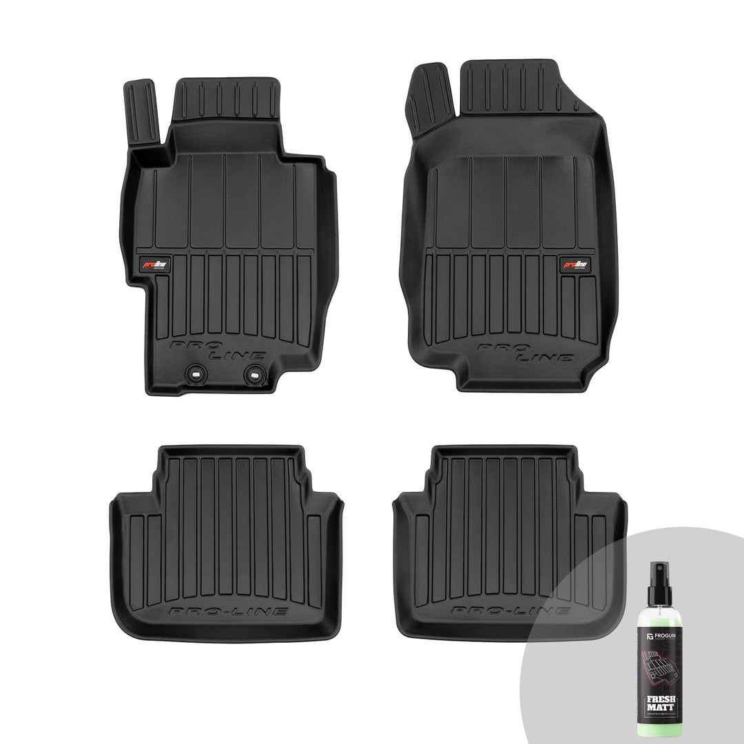 FROGUM ProLine 3D Gummimatten Exklusiven Auto Fussmatten Autofussmatten für Honda Accord VII 2002-20