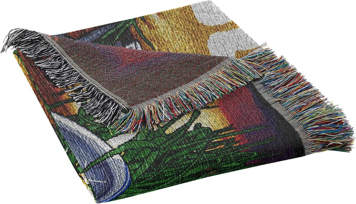 Northwest Officially Licensed NFL Home Field Advantage Woven Tapestry Throw Blanket, 48" x 60", Mult