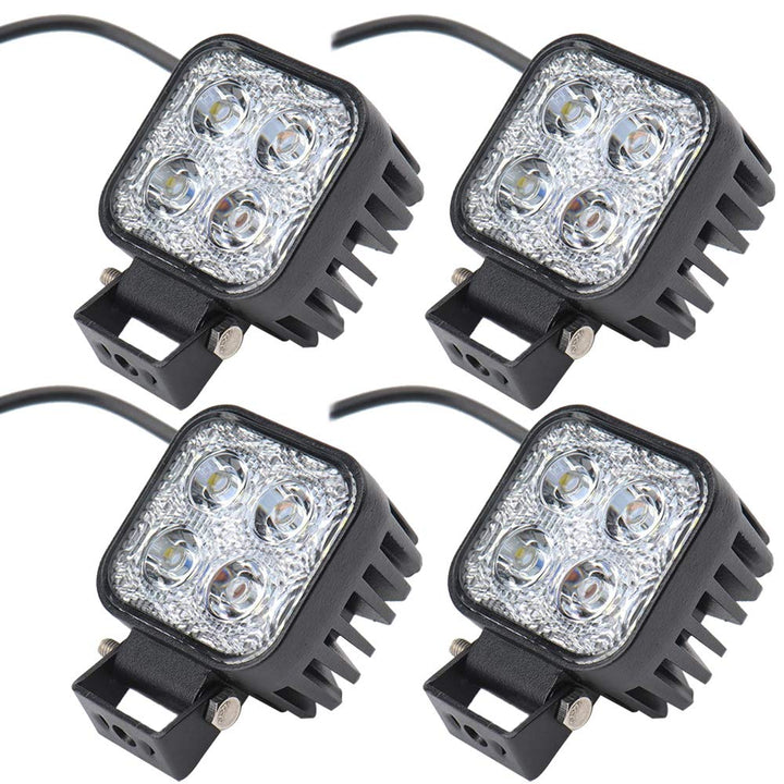 4X 12W Led Arbeitsscheinwerfer Offroad Lampe Flood Scheinwerfer LED Arbeitslicht 12V 24V Zusatzschei