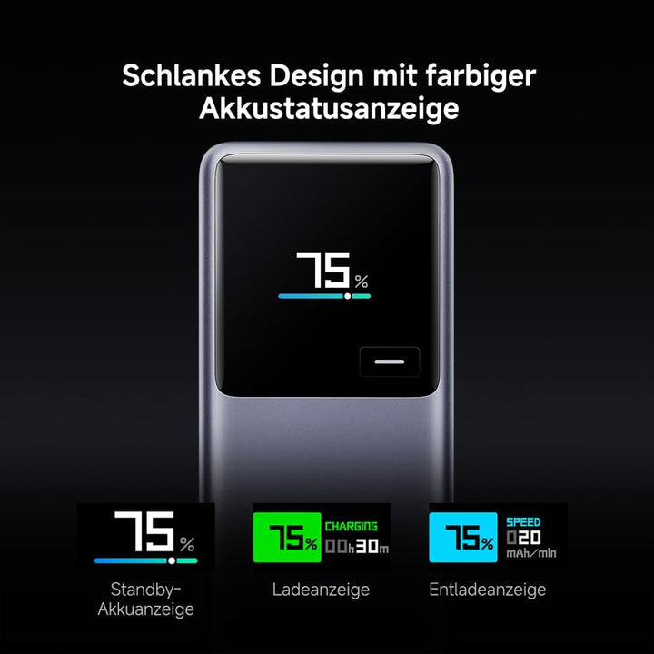 Xiaomi 165W Power Bank 10000mAh, Super Schnellladung|3 USB-C Ports for Multi-Device Charging Power,
