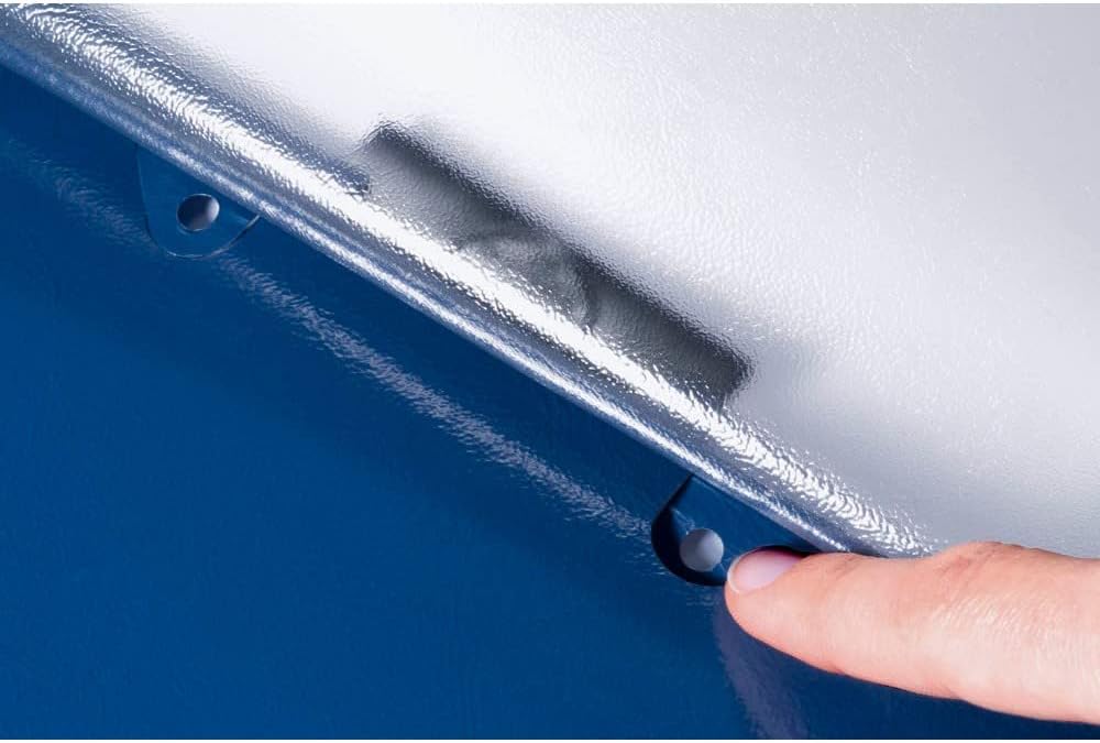 Durable Klemm-Mappe Duraclip 30 Easy File, abheftbar, Hartfolie, bis 30 Blatt A4, dunkelblau, 25er P