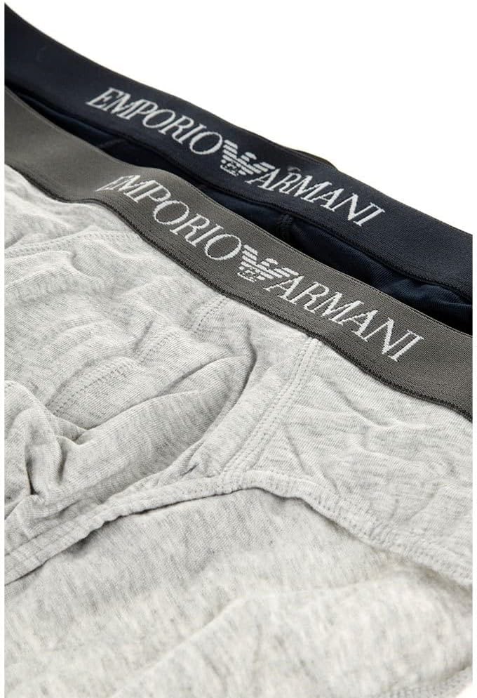 Herren Slip (2er Pack), Marine/Grey Appleng