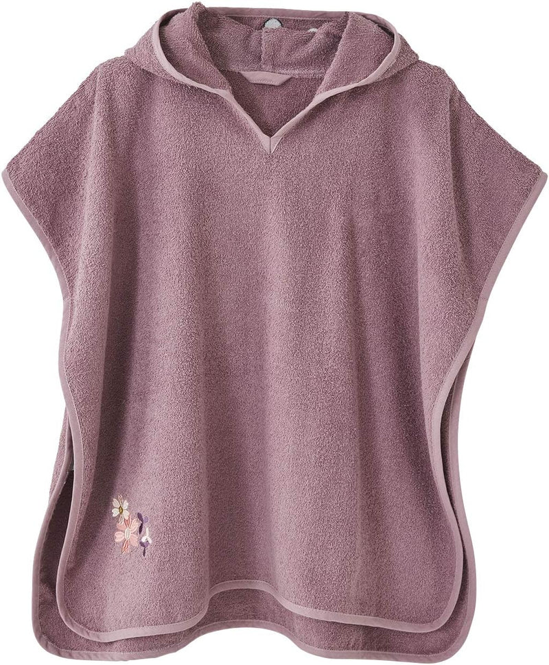 Vertbaudet Bade-Poncho,Reh, Reh-Kostüm 128/140 Violett, 128/140 Violett