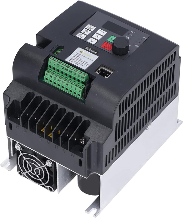 Frequenzumrichter, einphasig 220 V bis 3 Phasen 380 V, 5,5 kW, Frequenzumrichter, mehrstufig einstel