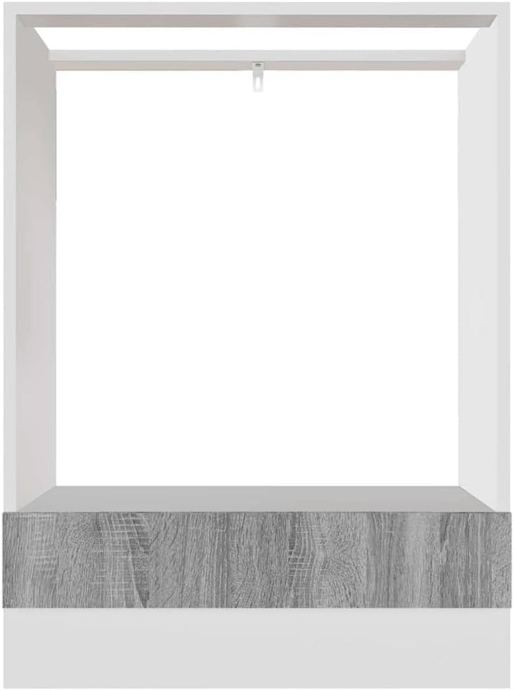 vidaXL Herdumbauschrank Lyon Grau Sonoma 60x46x81,5 cm Holzwerkstoff, Küchenschrank, Gastronomieschr