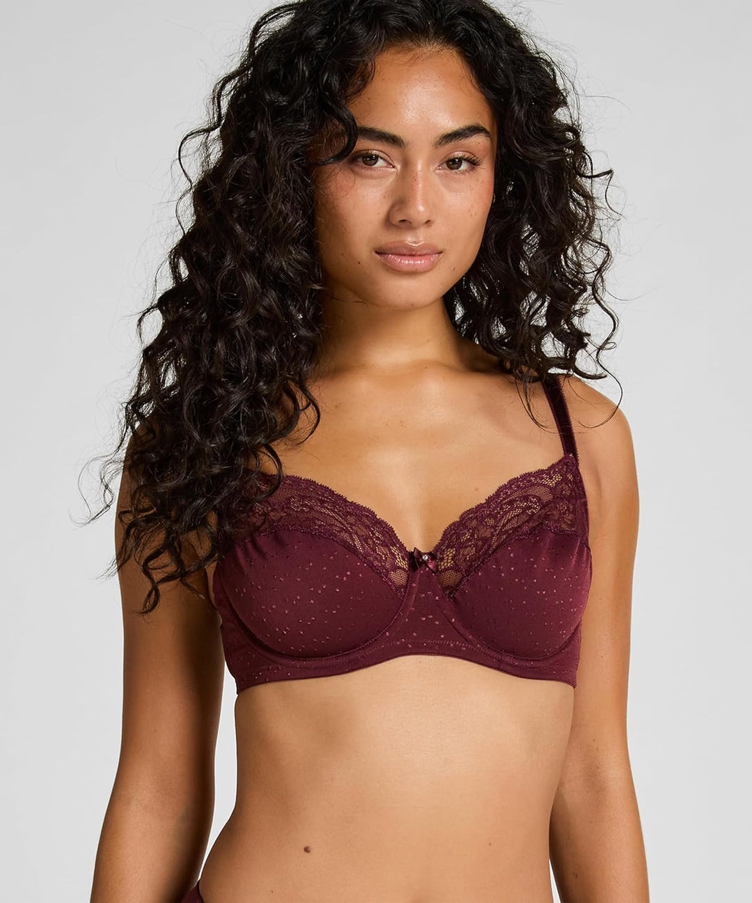 Hunkemöller Unwattierter Bügel-BH Sophie 75D Zinfandel, 75D Zinfandel