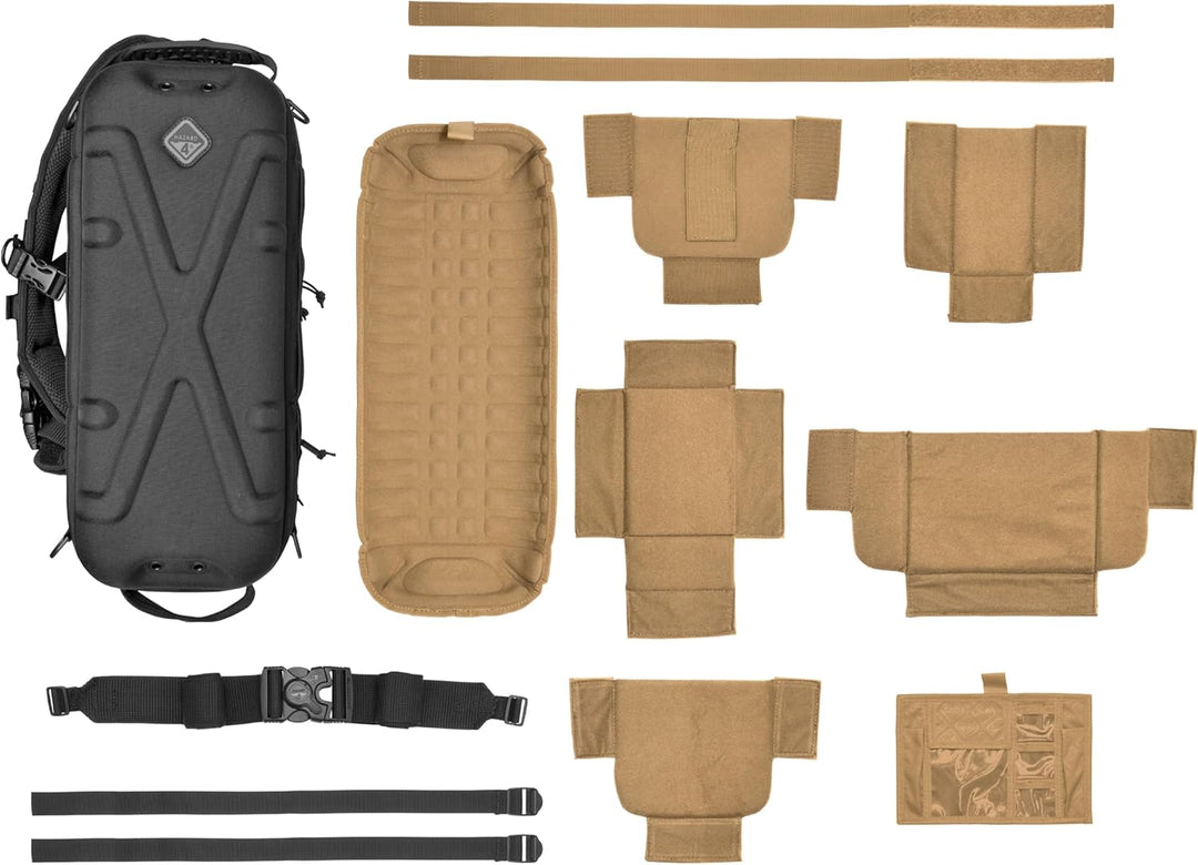 HAZARD 4 Plan-B Hard: Go-Bag Shell Sling-Pack Schwarz, Schwarz