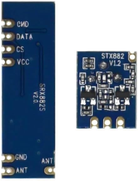 TECNOULAB 5 Stück Ask STX882 Sender + SRX882 Empfänger + 2 Stück Antennen 433 MHz 100 Meter