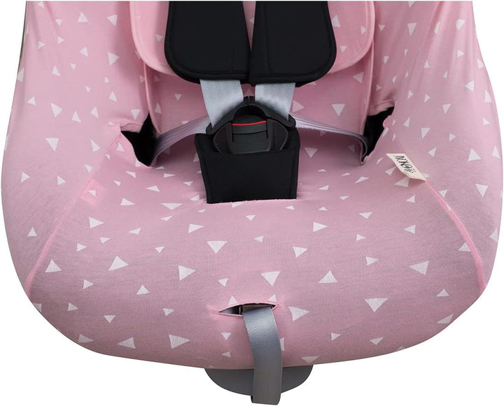 JYOKO Kids Bezug kompatibel mit Romer King II, Trifix (Pink Sparkles), Pink Sparkles