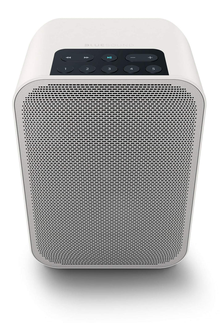 Bluesound Pulse Flex 2i tragbarer kabelloser Streaming-Lautsprecher - Weiss White, White
