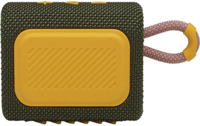 JBL GO 3 kleine Bluetooth Box in Grün – Wasserfester, tragbarer Lautsprecher für unterwegs – Bis zu