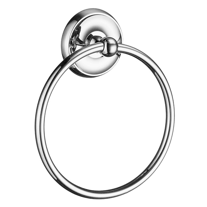 Smedbo Handtuchring Villa, poliertes Chrom 4.1 x 15.5 x 19.6 cm Silber, 4.1 x 15.5 x 19.6 cm Silber
