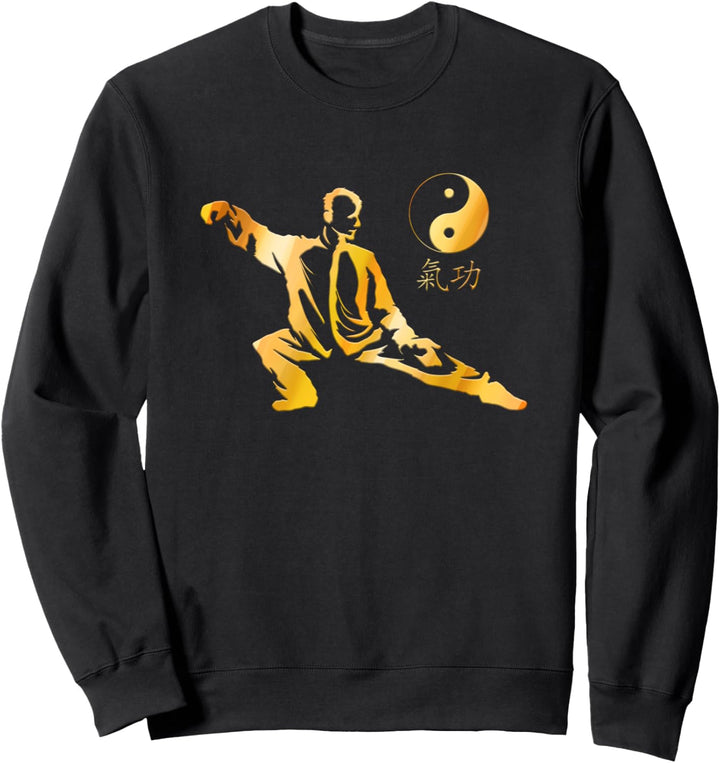 Tai Chi Meister Yin Yang Chakra Energie Zen Sweatshirt