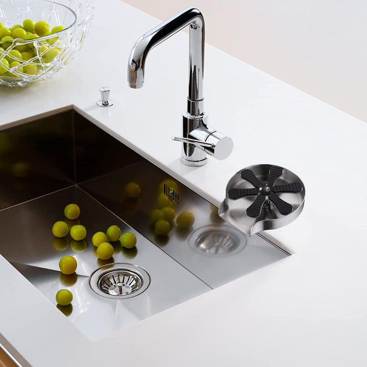 Glasspüler Waschbecken - Edelstahl Flaschenspüler Flaschen Reinigung Cup Washer, Massives Edelstahl