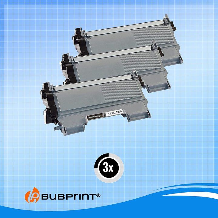XXL 3 Toner kompatibel als Ersatz für Brother TN2220 TN2210 für MFC-7360N MFC-7460DN HL-2130 HL-2135