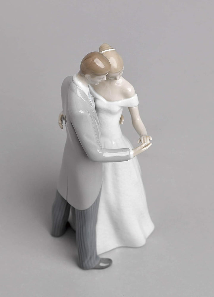 LLADRÓ Paar Figur Für Immer Vereint. Paar. Porzellan.