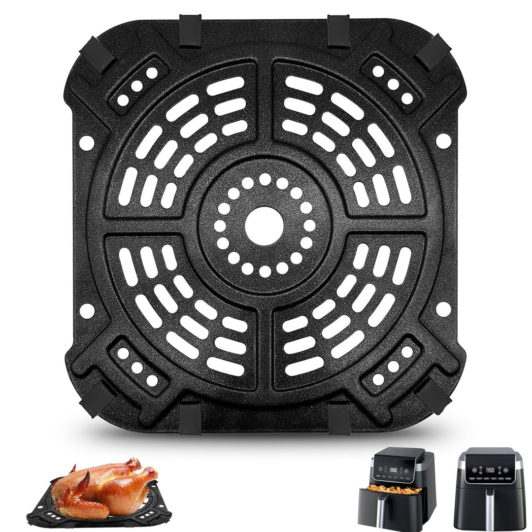 GXF Grillplatte für Heissluftfritteuse für Ninja AF180UK Air Fryer Pro XL 6-in-1 6.2L, 21.6x20.3 cm