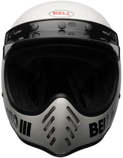 BELL Moto-3 Classic Endurohelm (weiss), L (59)