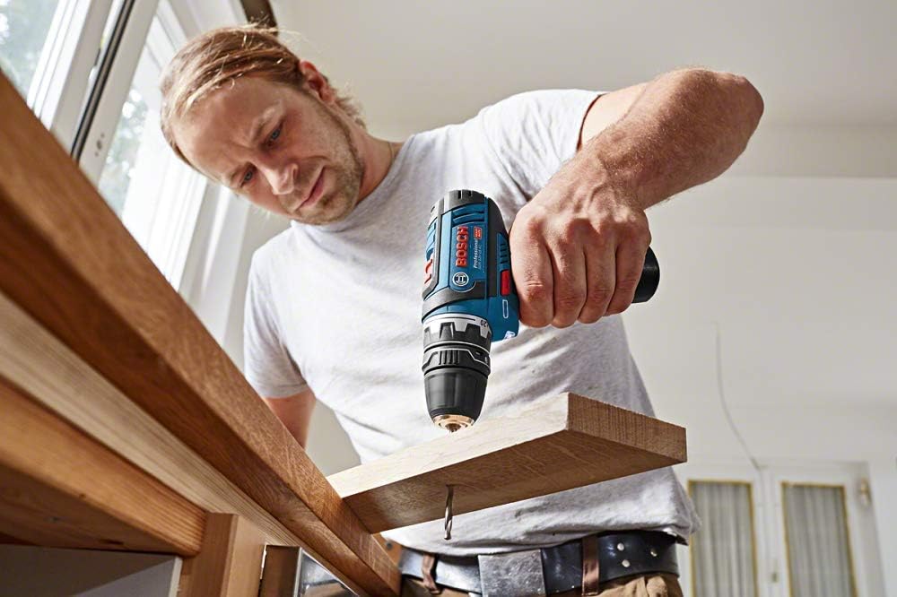 Bosch Professional 12V System Akku-Bohrschrauber GSR 12V-15 FC (inkl. 2x2.0 Ah Akku, Ladegerät GAL 1