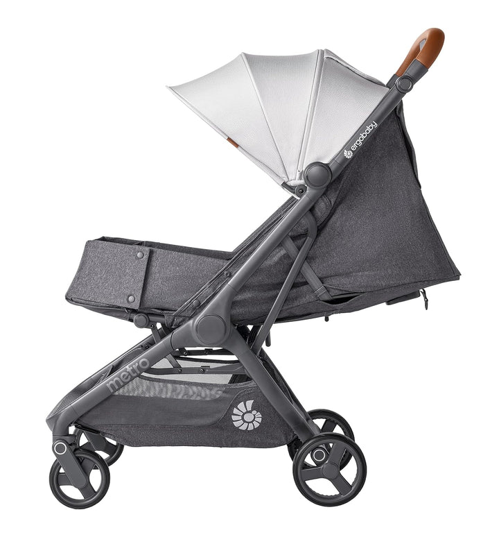 Ergobaby Metro3 Deluxe Kinderwagen Buggy mit Liegefunktion, Baby-Buggy ab Geburt bis 22kg (0-4 Jahre