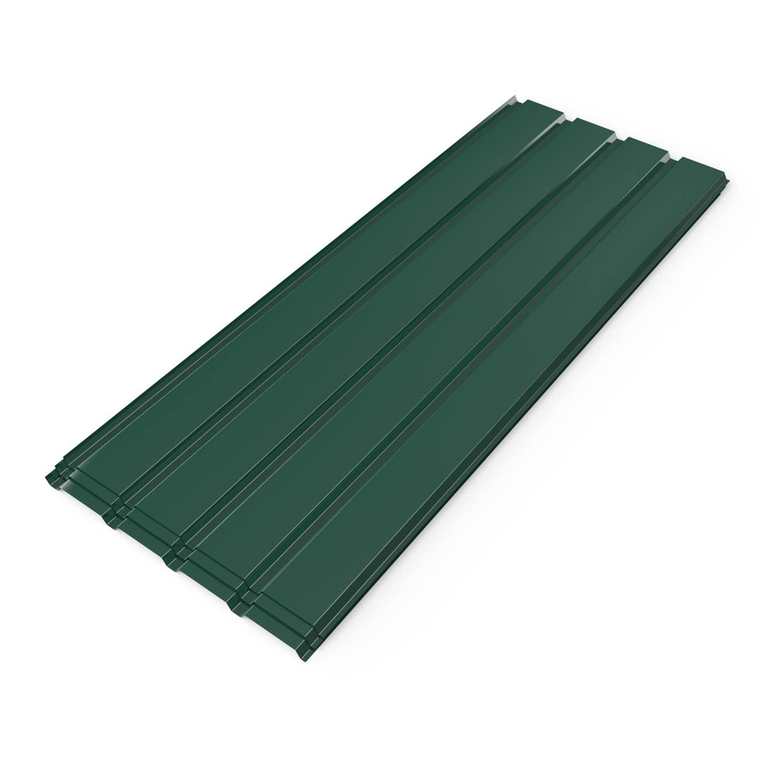 Mondeer Dachblech, Dachbleche Trapezblech, 12PCS Metall Dachdeckung Stahlblech Formblech Platten 115
