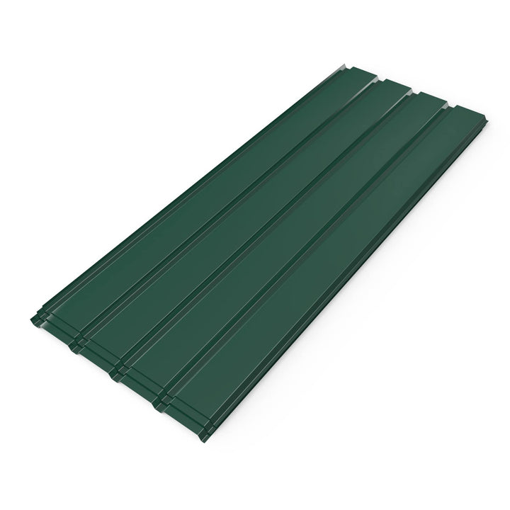 Mondeer Dachblech, Dachbleche Trapezblech, 12PCS Metall Dachdeckung Stahlblech Formblech Platten 115