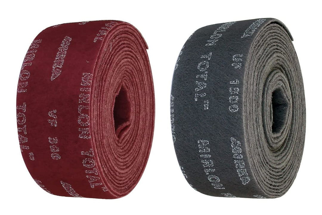 MIRKA 2975026 Mirlon-Vlieschleifblätter, 115 mm x 10m, Körnung 1500, grau, UF - Verpackungseinheit 1