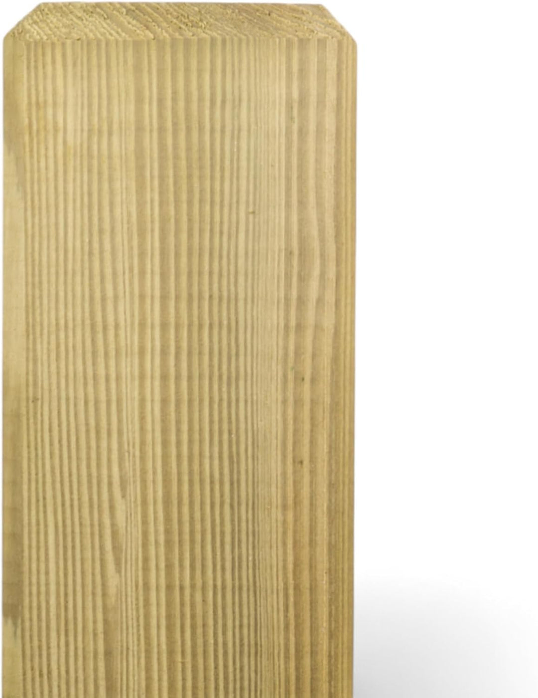 Vierkantpfosten Kiefer Holz KDI Grün 9x9 cm in 100-150 cm Länge – Stumpf, stabiler Zaunpfosten, impr