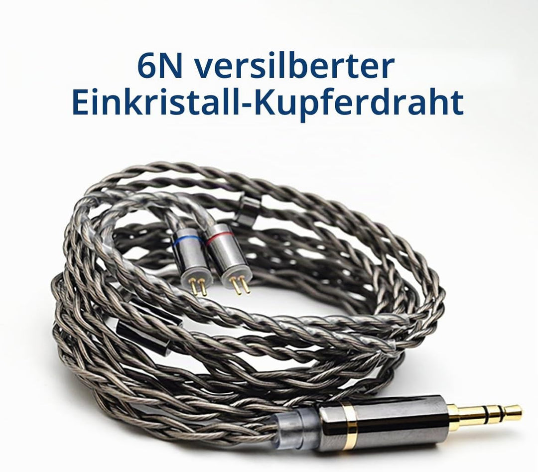 Hidizs MP145 HiFi-In-Ear-Monitore mit magnetischem Treiber, flach, ultradünn, 14,5 mm, ergonomisches