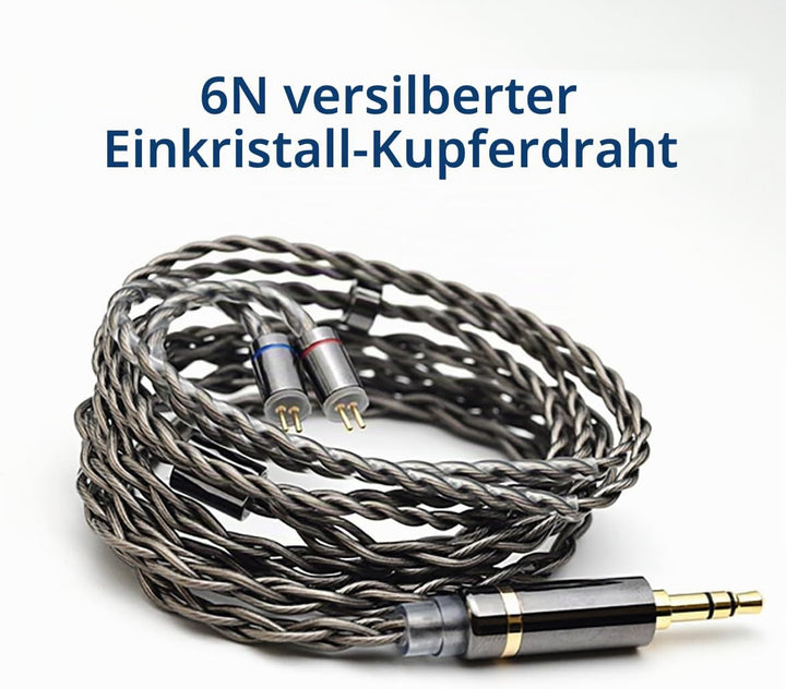 Hidizs MP145 HiFi-In-Ear-Monitore mit magnetischem Treiber, flach, ultradünn, 14,5 mm, ergonomisches