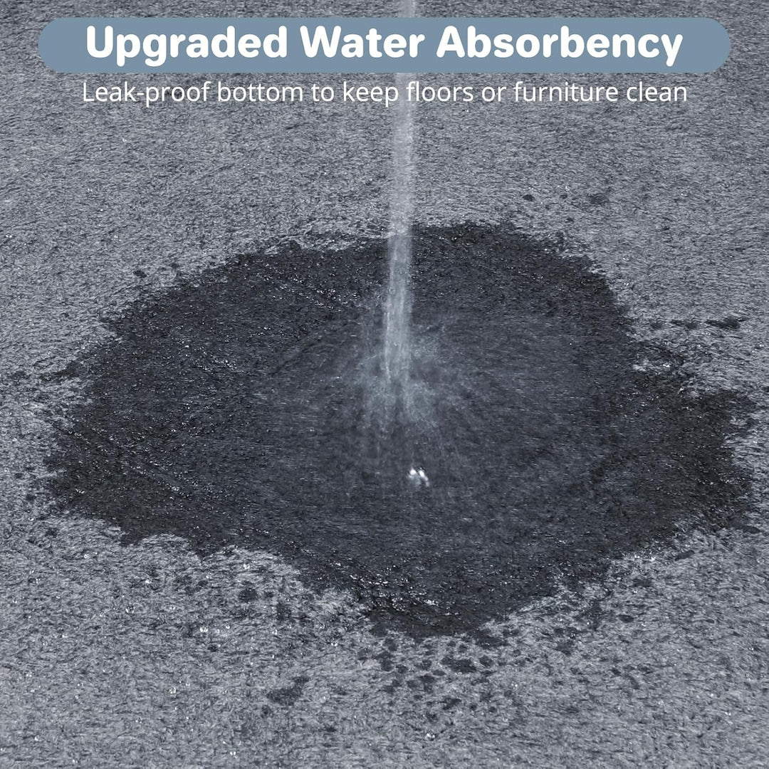 2PCS Waschbar Welpen Unterlagen Haustier, 70x100cm Schnell Absorbierend Haustier Hygieneunterlage, W