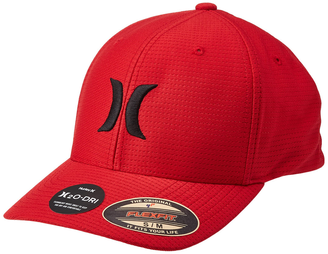 Hurley Herren Baseballkappe M H20 Dri Pismo Hat S-M Rot oder burgunderrot (gym red o brughundy crush