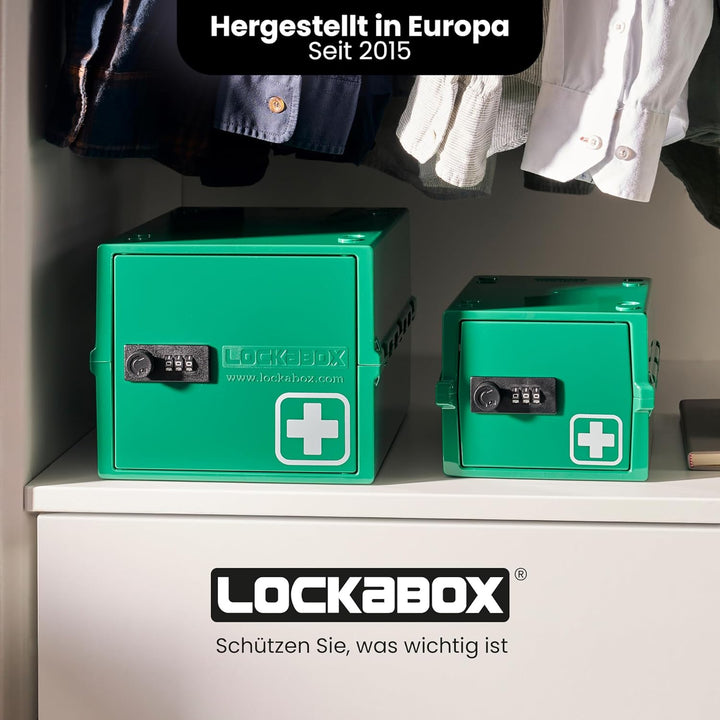 Lockabox One™ | Kompakte Abschliessbare Box aus Polycarbonat mit Zahlenschloss für mehr Sicherheit z