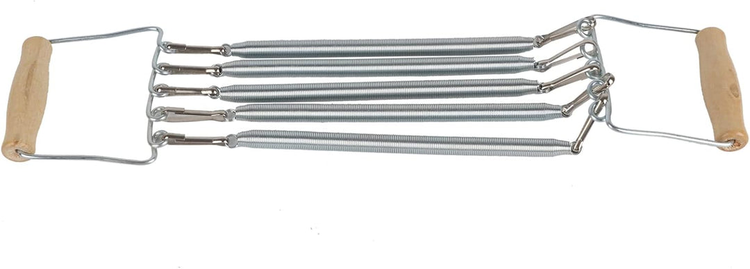 Brust-Expander, Holzgriff-Brust-Expander mit Hoher Elastizität, Abnehmbarer Federentwickler, Heimmus