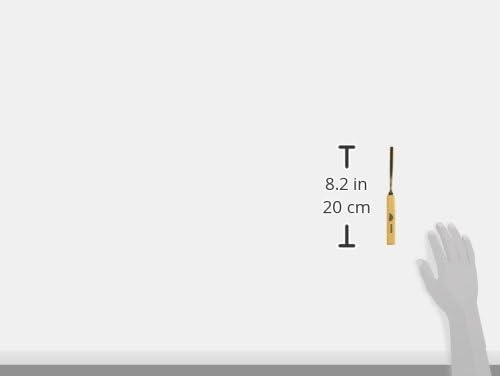 STUBAI Stemmeisen Stechbeitel Serie 52 - Form 45 | Gerader Gaissfuss 6 mm, mit Holzgriff, zum Vorste