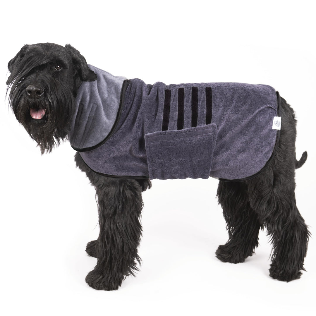 KaraLuna Bademantel Hund 2-lagige Premium Qualität I Hundebademantel für grosse Hunde mittelgrosse H