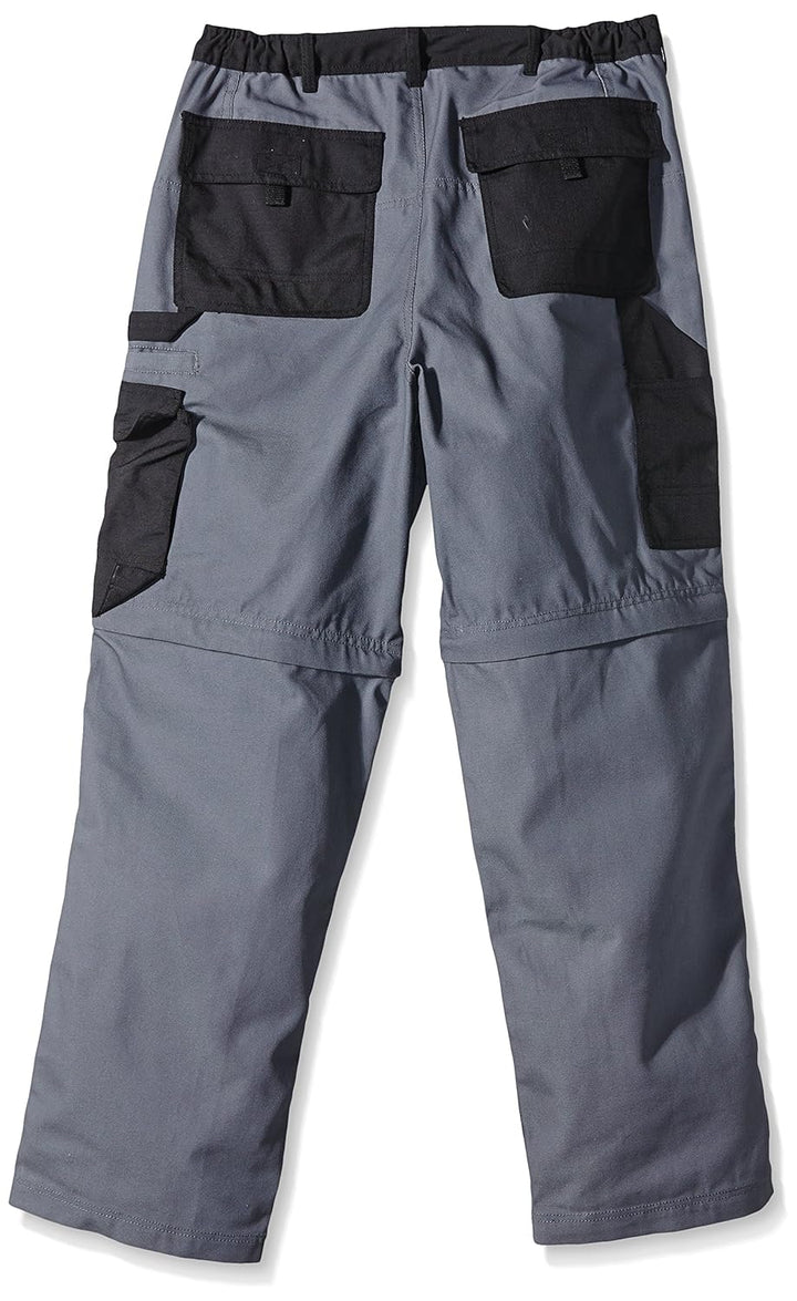 teXXor 2-in-1 Arbeitsbundhose Canvas 320 mit Cordura, 20-008357-44,Grau (Grey/Black) ,44 Grau (Grey/