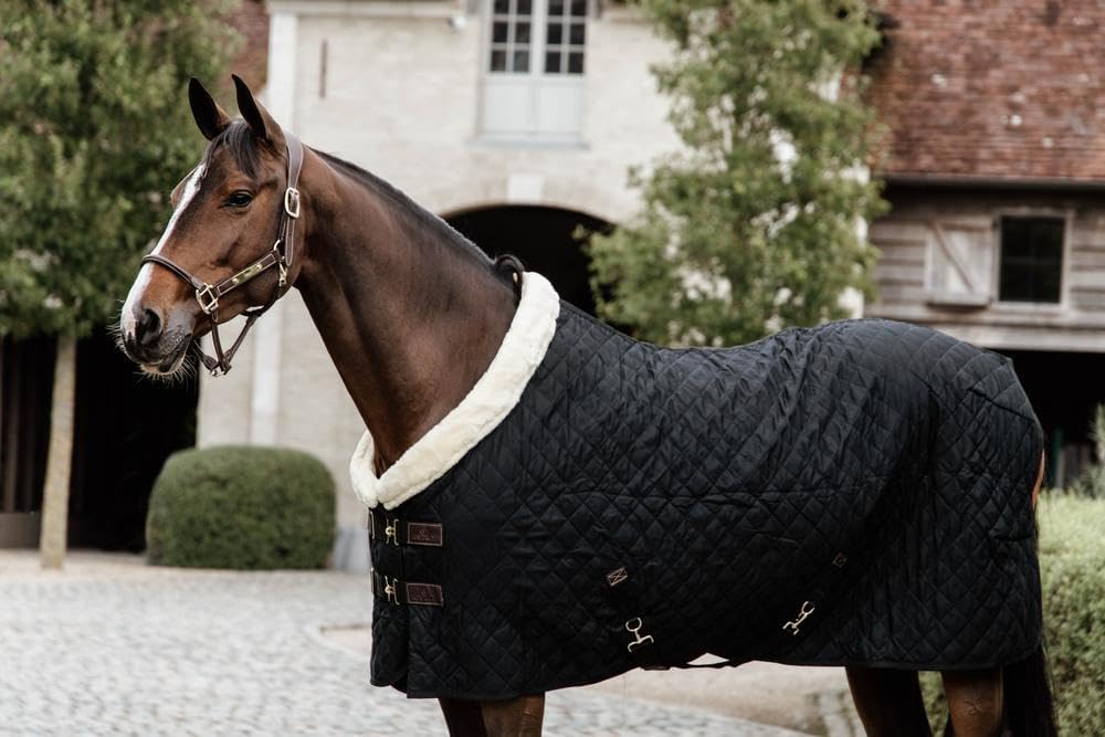 Kentucky Horsewear Tiny Show Rug Turnierdecke Pony mit künstlichem Kaninchenfell 160g, Grösse:80, Fa