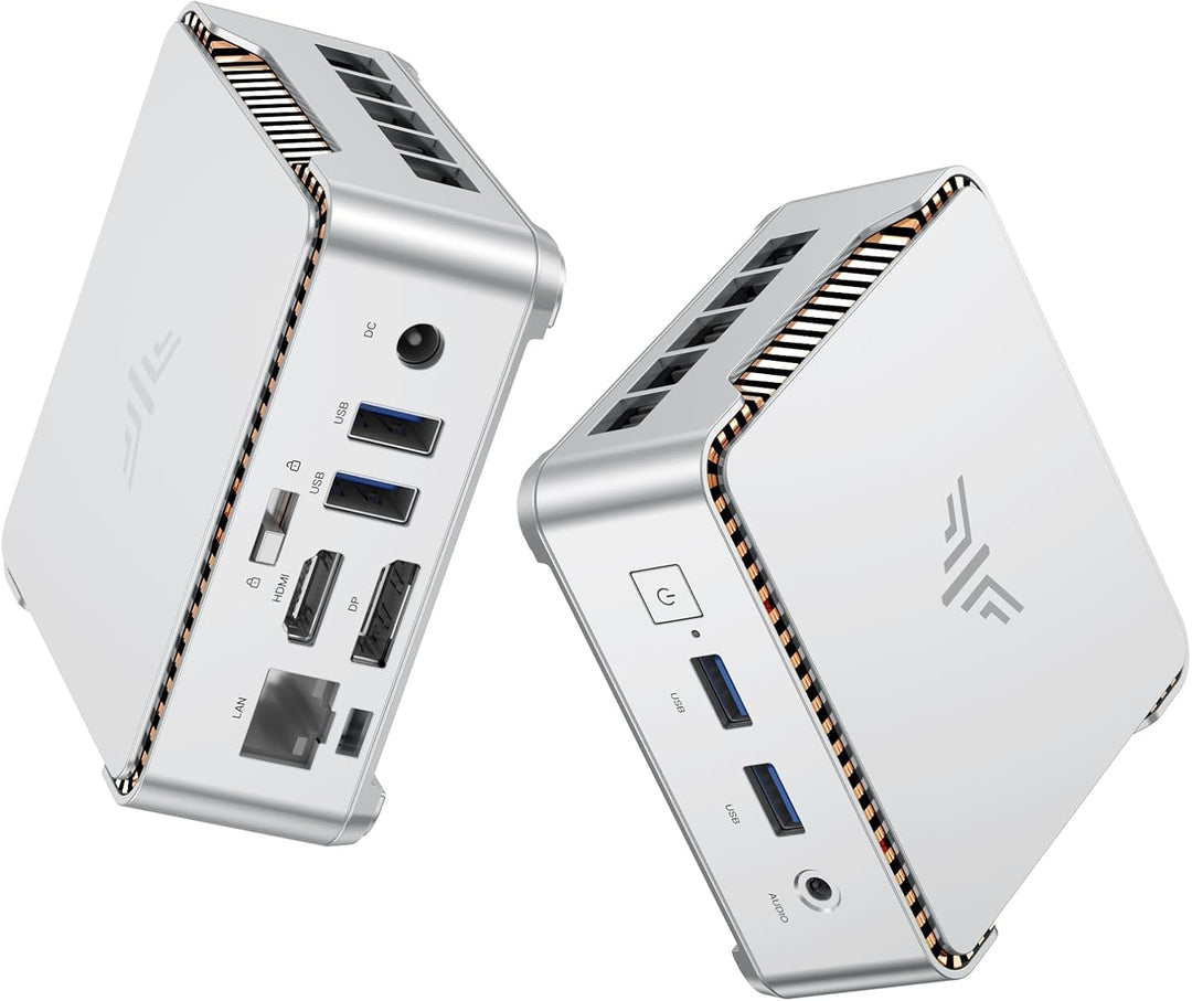 NiPoGi GK3PLUS Mini PC Ιntel Alder Lake-Ν97(bis zu 3,6 GHz), 8GB DDR4 256GB M.2 SSD Mini Desktop Com