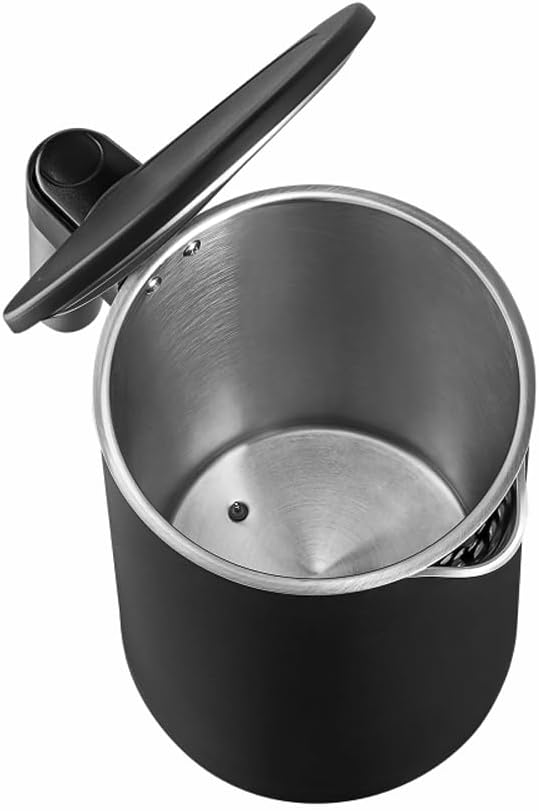 Edelstahl Wasserkocher 1,7L mit Temperatureinstellung (40-100°C) | 2000W Teekocher RED Colorsense A1