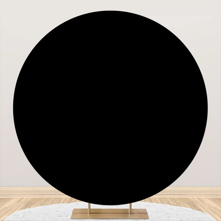 Aoihrraan 220cm Durchmesser Schwarz Runden Fotografie Hintergrund Pures Schwarz Hintergrund Geburtst