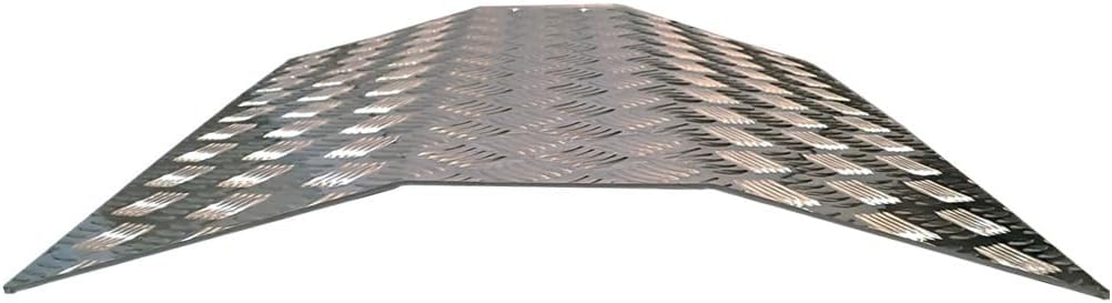 WORHAN® Mobil Schwellenrampe Stufenrampen Rollstuhlrampe Alu Aluminium Rampe Türschwellenrampe TR55